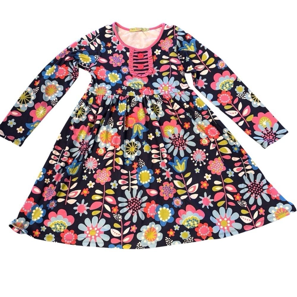 Millie Loves Lily Multicolor Floral Dress, size 10, School, Church, Play Day